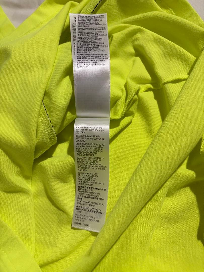 BALENCIAGA 24SS soccer Tシャツ　 国内正規品 タグ付き