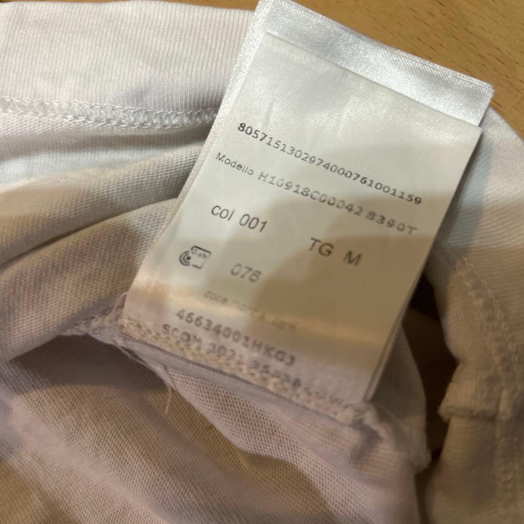 MONCLER 刺繍ロゴ Tシャツ ホワイト