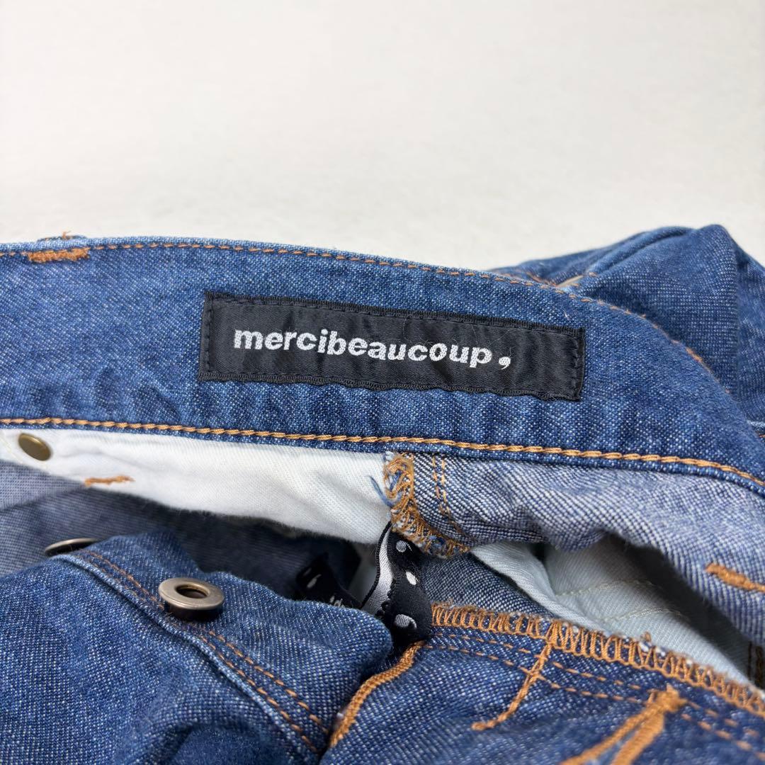 b1624【Lee】メルシーボーグー　別注コラボ　サルエルデニムパンツ　後ろ前