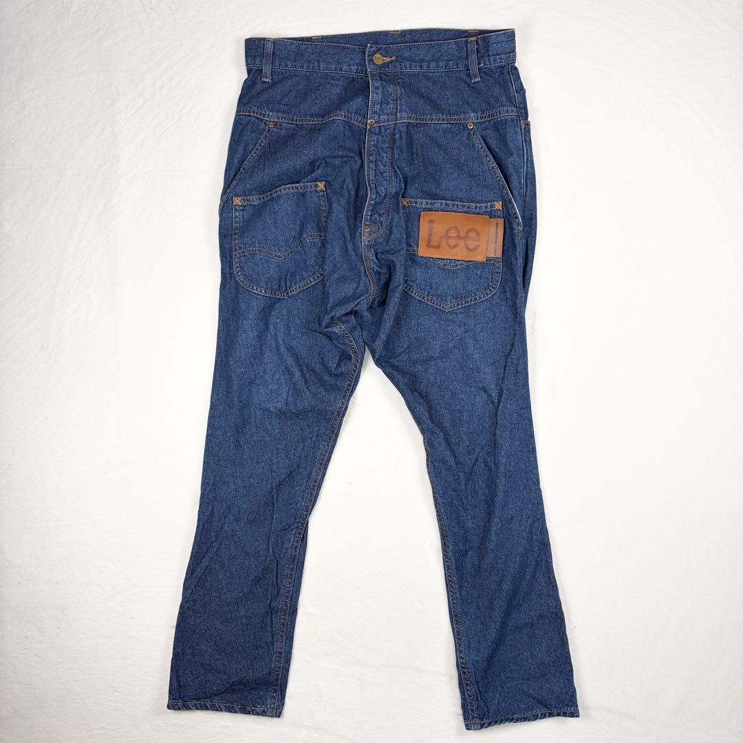 b1624【Lee】メルシーボーグー　別注コラボ　サルエルデニムパンツ　後ろ前