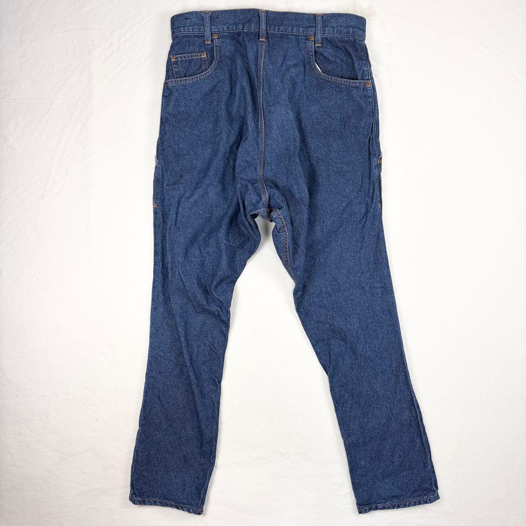 b1624【Lee】メルシーボーグー　別注コラボ　サルエルデニムパンツ　後ろ前