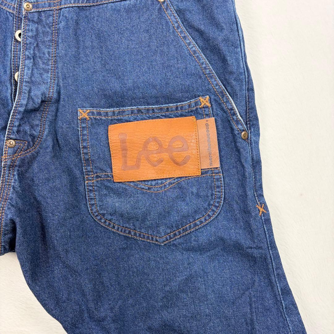 b1624【Lee】メルシーボーグー　別注コラボ　サルエルデニムパンツ　後ろ前