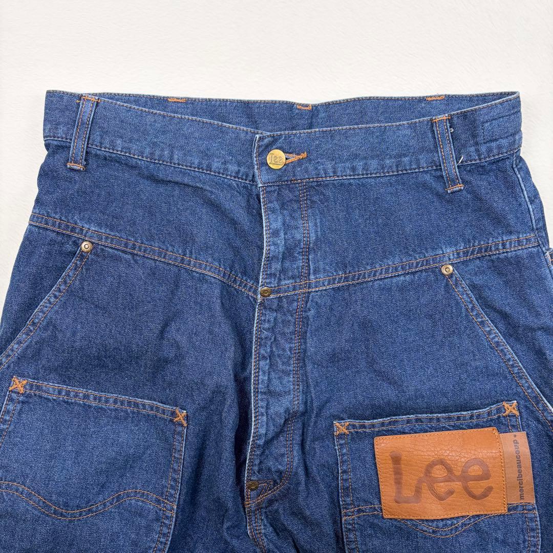 b1624【Lee】メルシーボーグー　別注コラボ　サルエルデニムパンツ　後ろ前