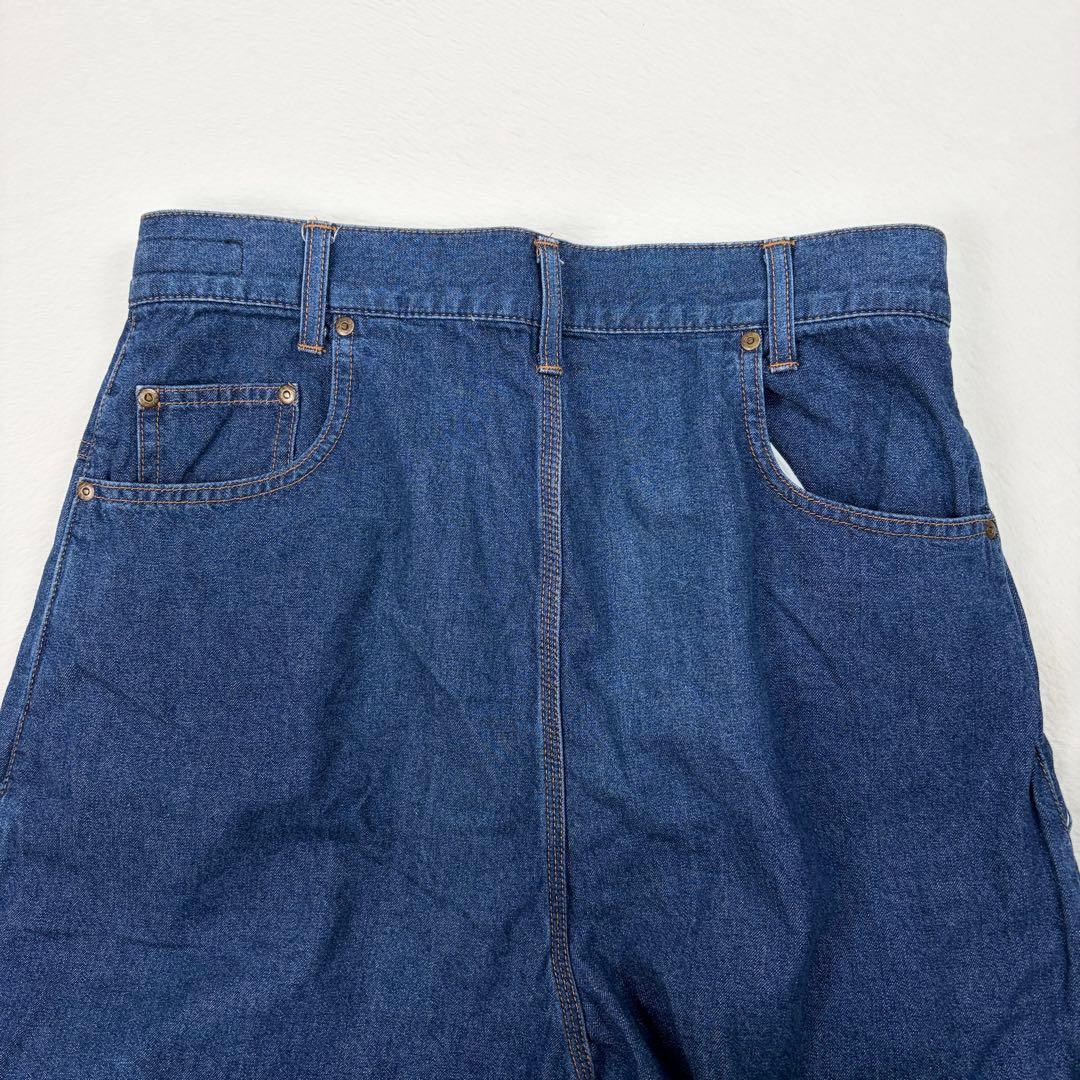 b1624【Lee】メルシーボーグー　別注コラボ　サルエルデニムパンツ　後ろ前