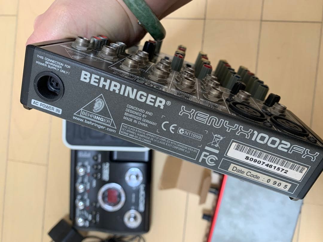&中古ZOOM G2.1u/UW500/BEHRINGER XENYX 1002