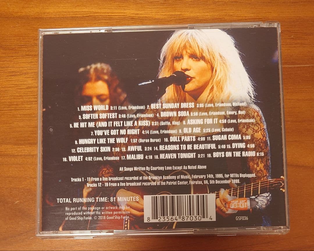 Hole Unplugged & More　CD