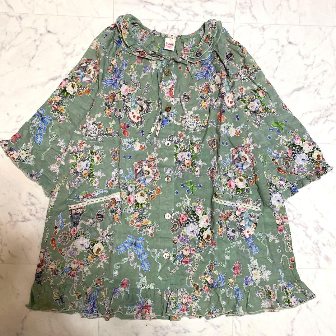 Tunic LABORATORY coco 鴨居羊子 ルームウェア 花柄 セット