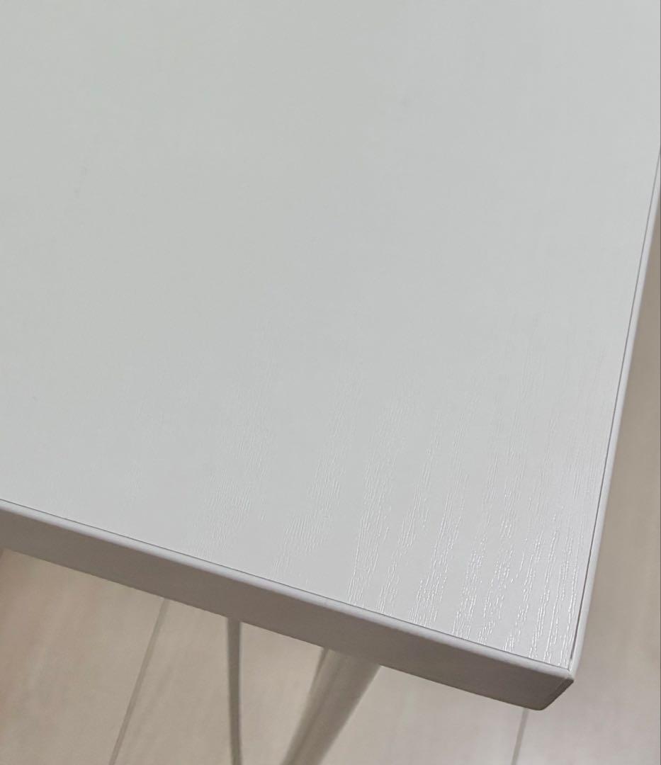 【美品・送料無料】ニトリ デスク 木目調ホワイト 幅118cm×奥行59cm