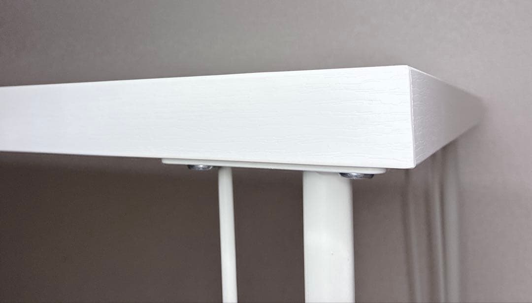 【美品・送料無料】ニトリ デスク 木目調ホワイト 幅118cm×奥行59cm