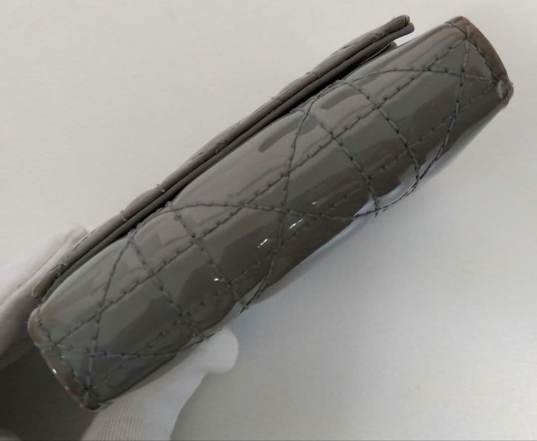 ARA06 クリスチャンディオール カナージュ コンパクトウォレット3つ折り財布