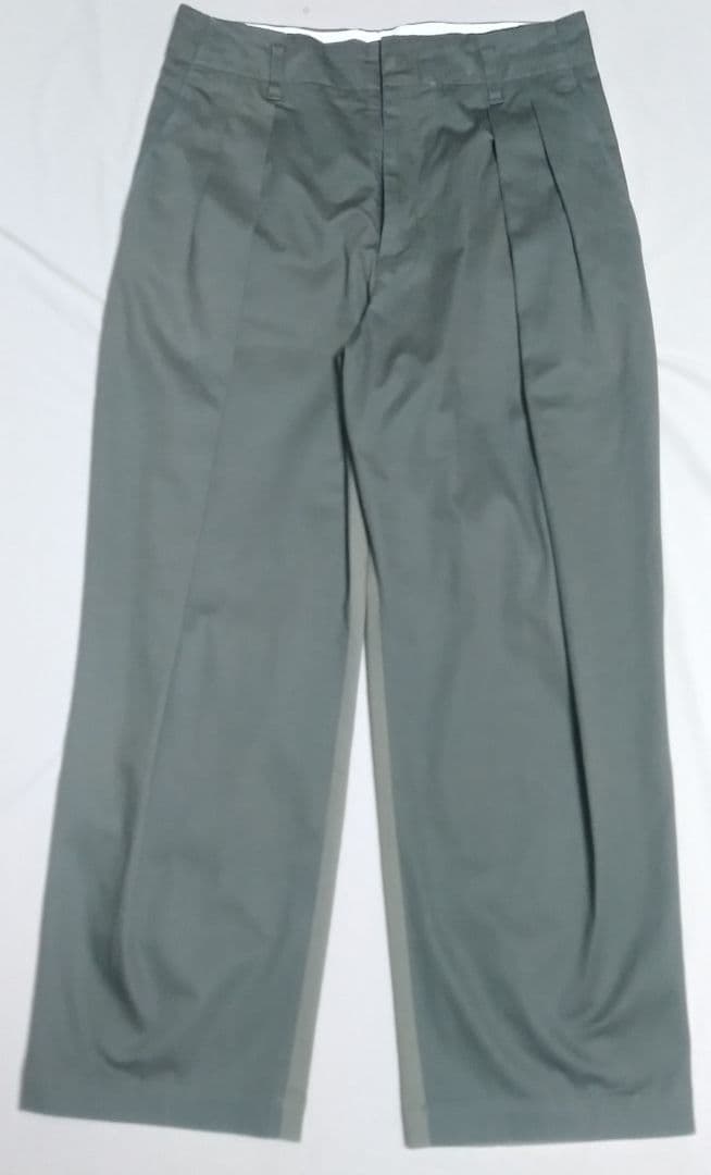 KHONOROGICA　KICS DOCUMENT　バイカラーダブルタックパンツ