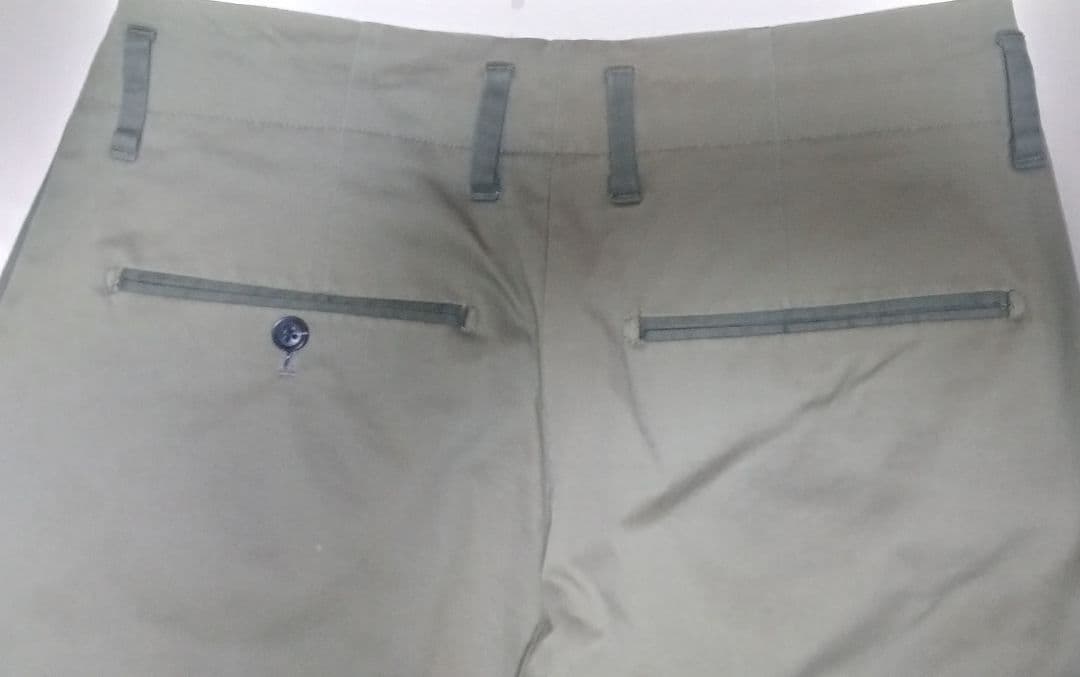 KHONOROGICA　KICS DOCUMENT　バイカラーダブルタックパンツ