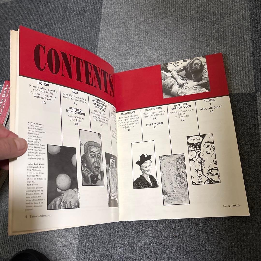 TATTOO ADVOCATE issue2 1989年