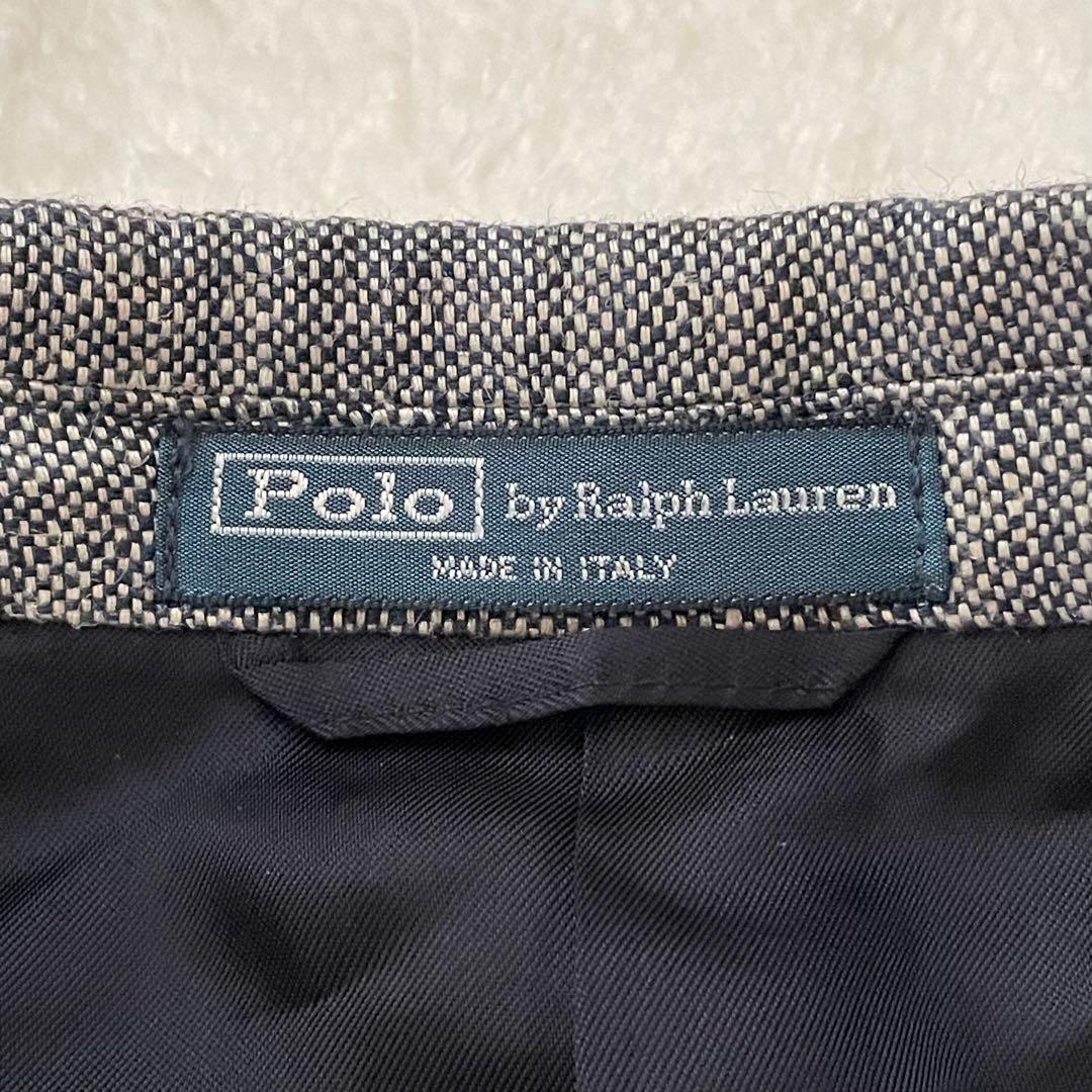 美品 Polo by Ralph Lauren リネン シルク イタリア製 40