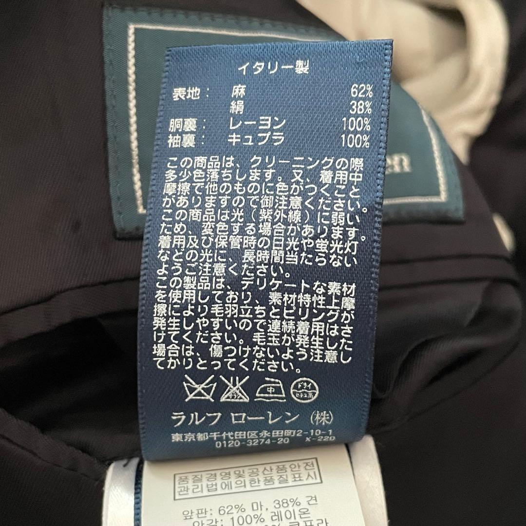 美品 Polo by Ralph Lauren リネン シルク イタリア製 40