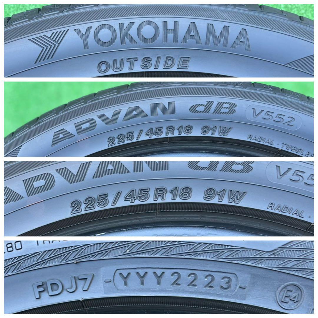 225/45R18 ,ヨコハマ　アドバン　dB　V552　,2023年