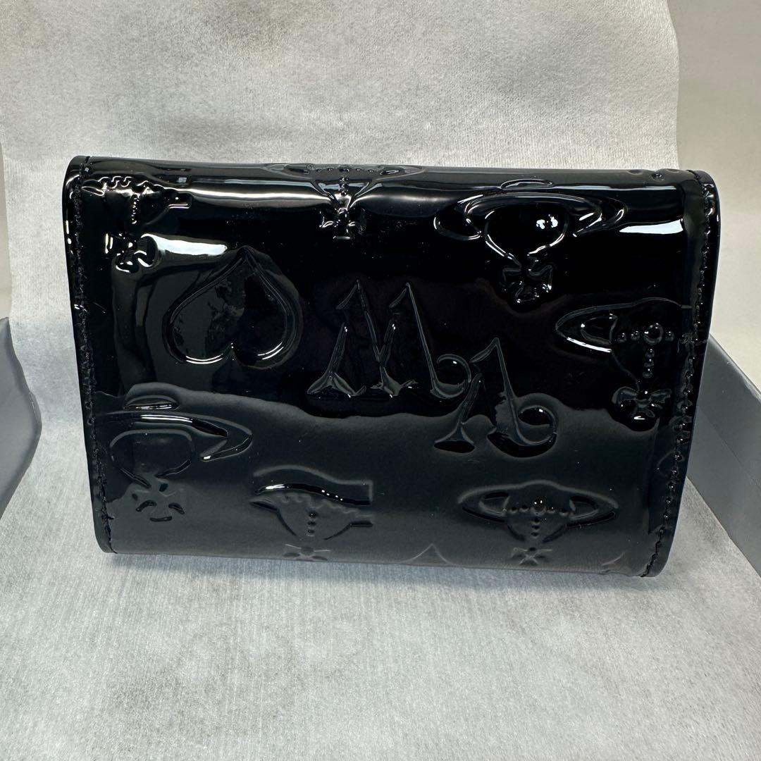 【人気！新品】ヴィヴィアンウエストウッド三つ折り財布　965VW767　ブラック
