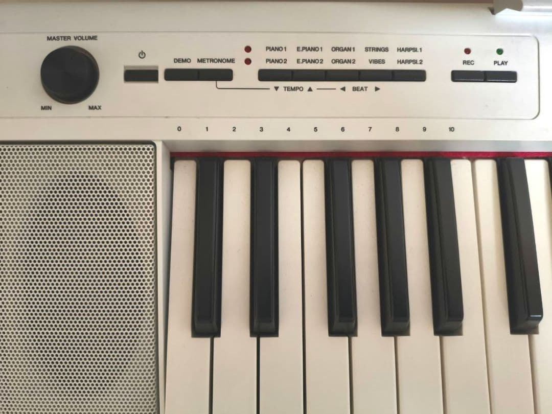 YAMAHA NP-12 piaggero ホワイト スタンド付