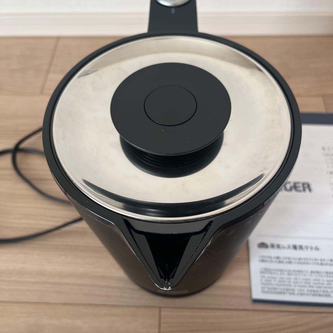タイガー魔法瓶 電気ケトル 温度調節 PTQ-A100 ブラック　黒