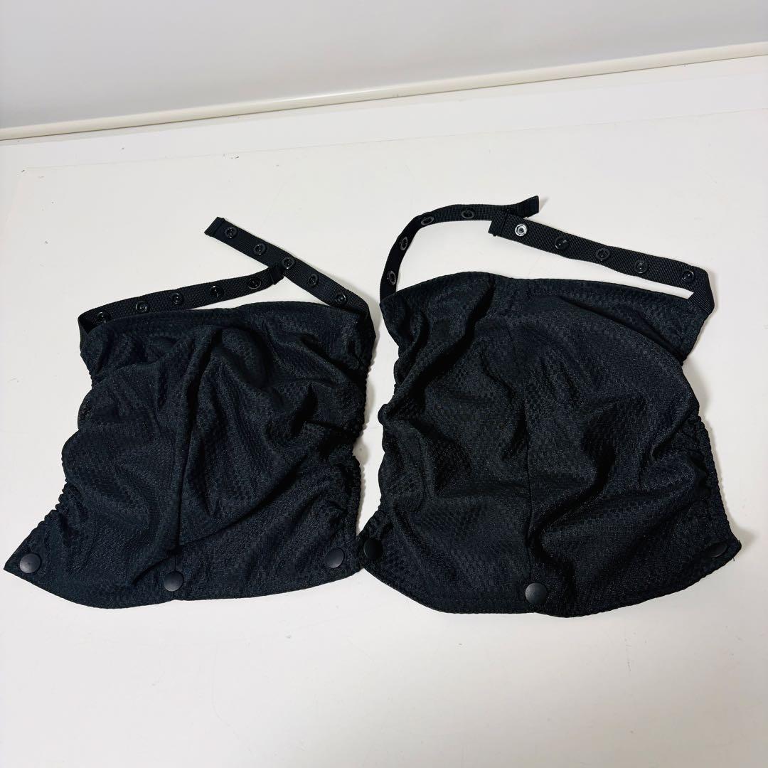 【美品】napnap 双子用抱っこひも ネイビー 収納バッグ付き