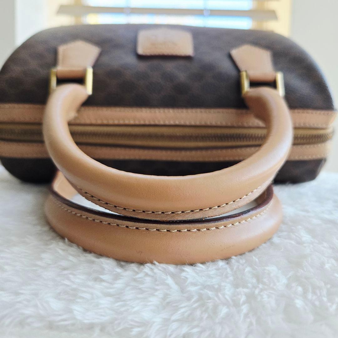 ⭐CELINE⭐ セリーヌ ミニボストンバッグ マカダム柄 トリオンフ