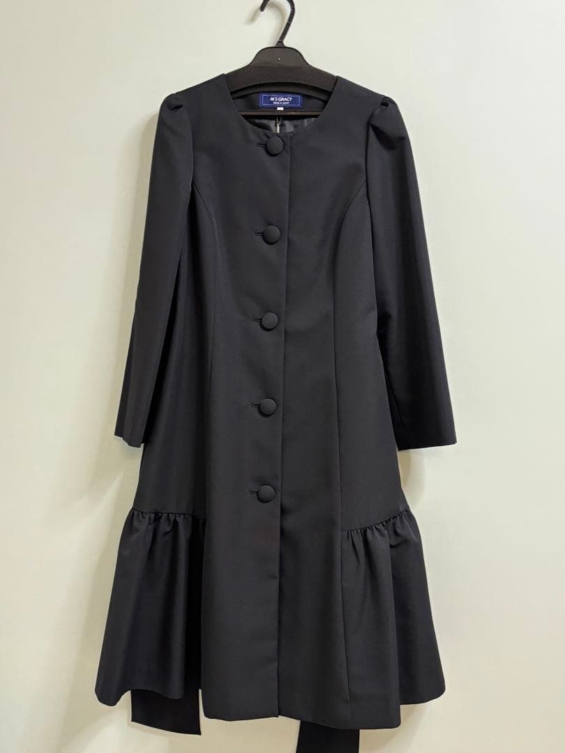 再度お値下げしました。 m's gracy黒コート　新品