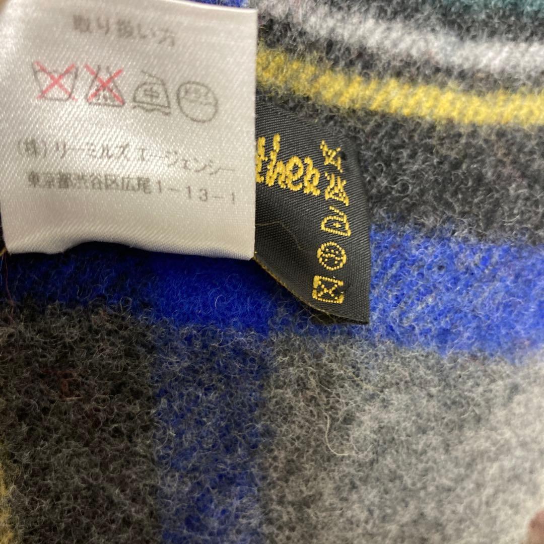 美品　 HEATHERロイヤルヘザー ジョンストンズ　ストール　大判
