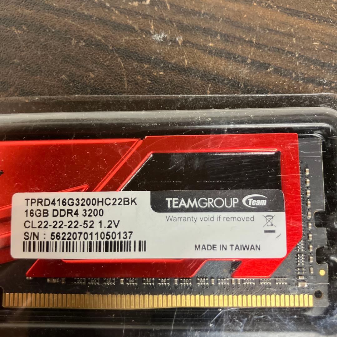 DDR4 16GB 3200MHz TEAMGROUP デスクトップ用 メモリ
