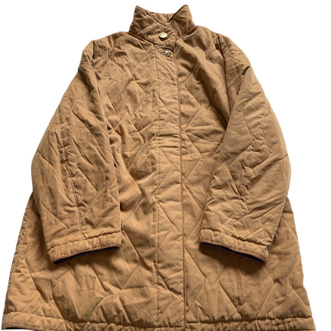 希少80s ディズニー公式 総柄 キルティング コート M ヴィンテージ 金釦