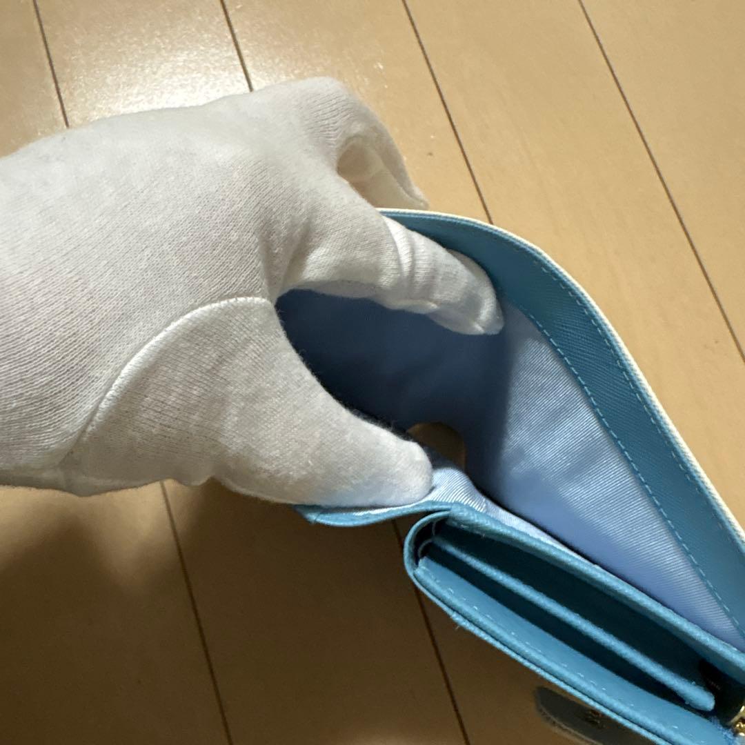 あ*き様 【ほぼ未使用】agnes b. VOYAGE 2つ折り財布（ホワイト×