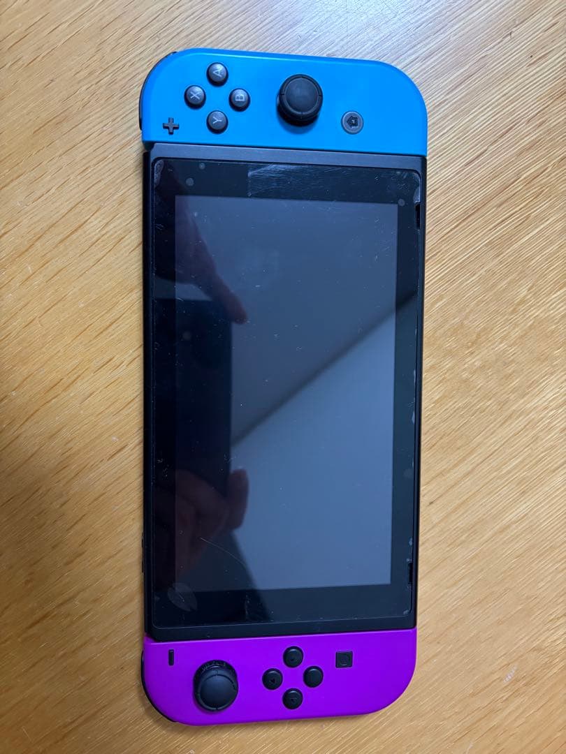 Nintendo Switch 本体 青/紫 Joy-Con ケース付き
