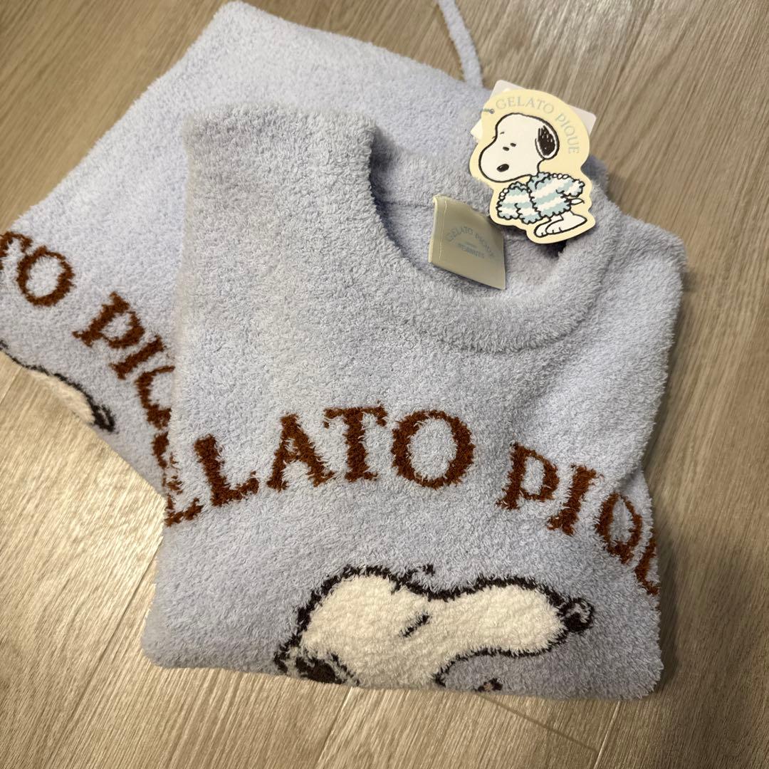 ★スヌーピー×gelato pique 長袖上下セット ルームウェア★タグ付き