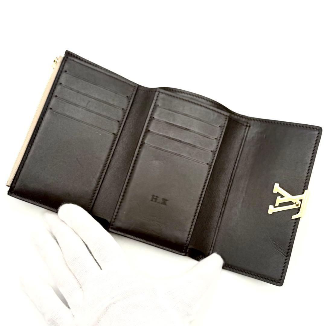 【極上美品】ルイヴィトン ポルトフォイユ ガレ カプシーヌ コンパクト 折り財布