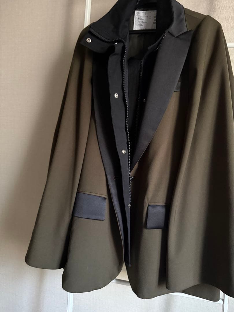 SACAI ケープジャケット