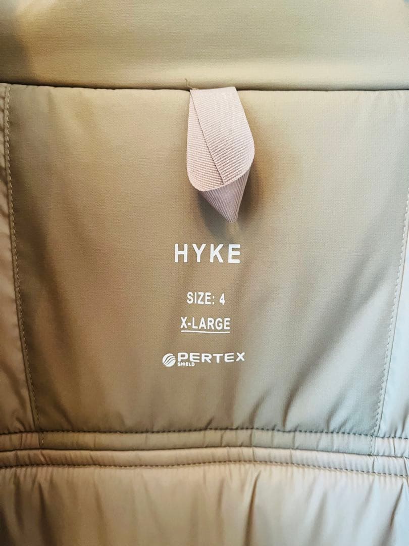 ジャケット・アウター HYKE PERTEX PUFF PARKA SAND STONE 4