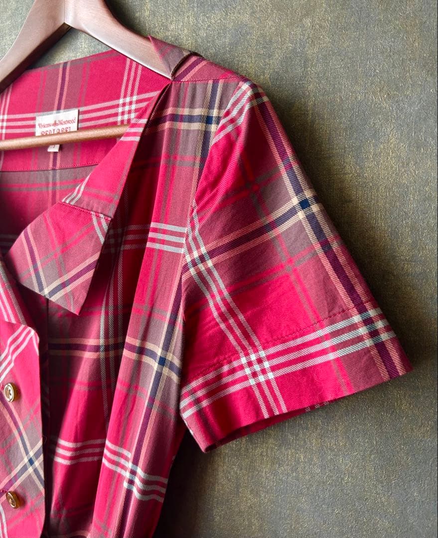 Vivienne Westwood RED LABEL 赤チェックワンピース 1