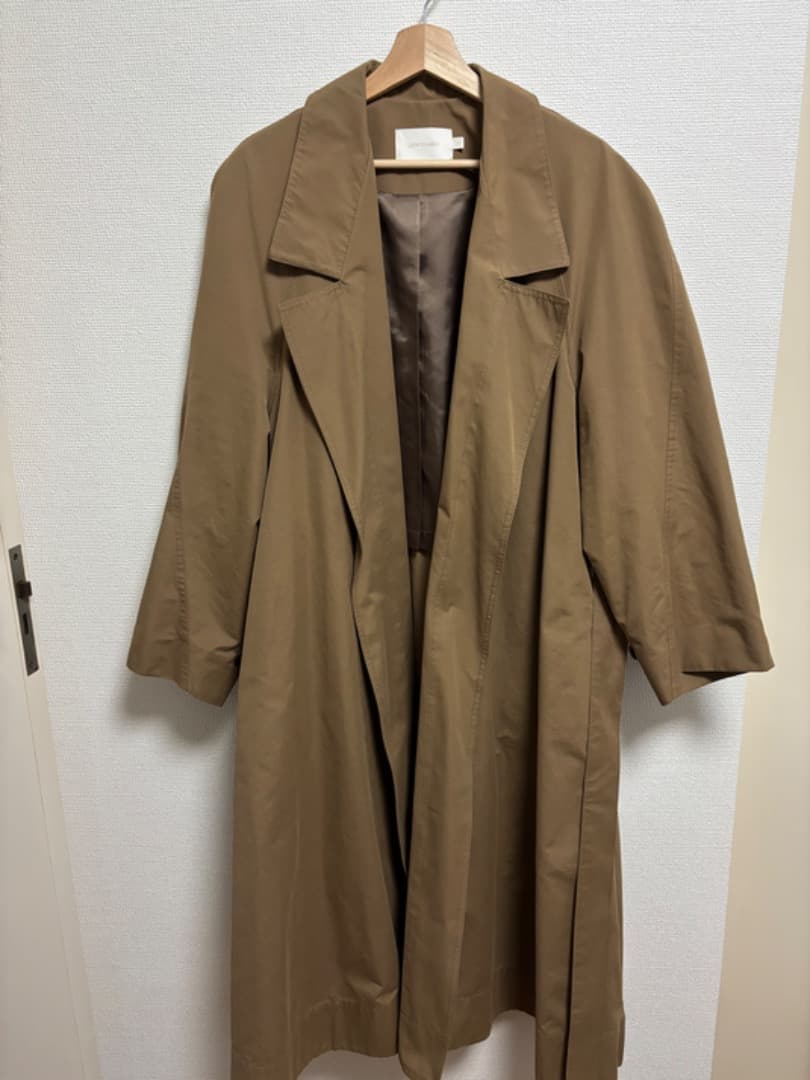 low classic ロウクラシック ブラウン トレンチコート ベルト付き