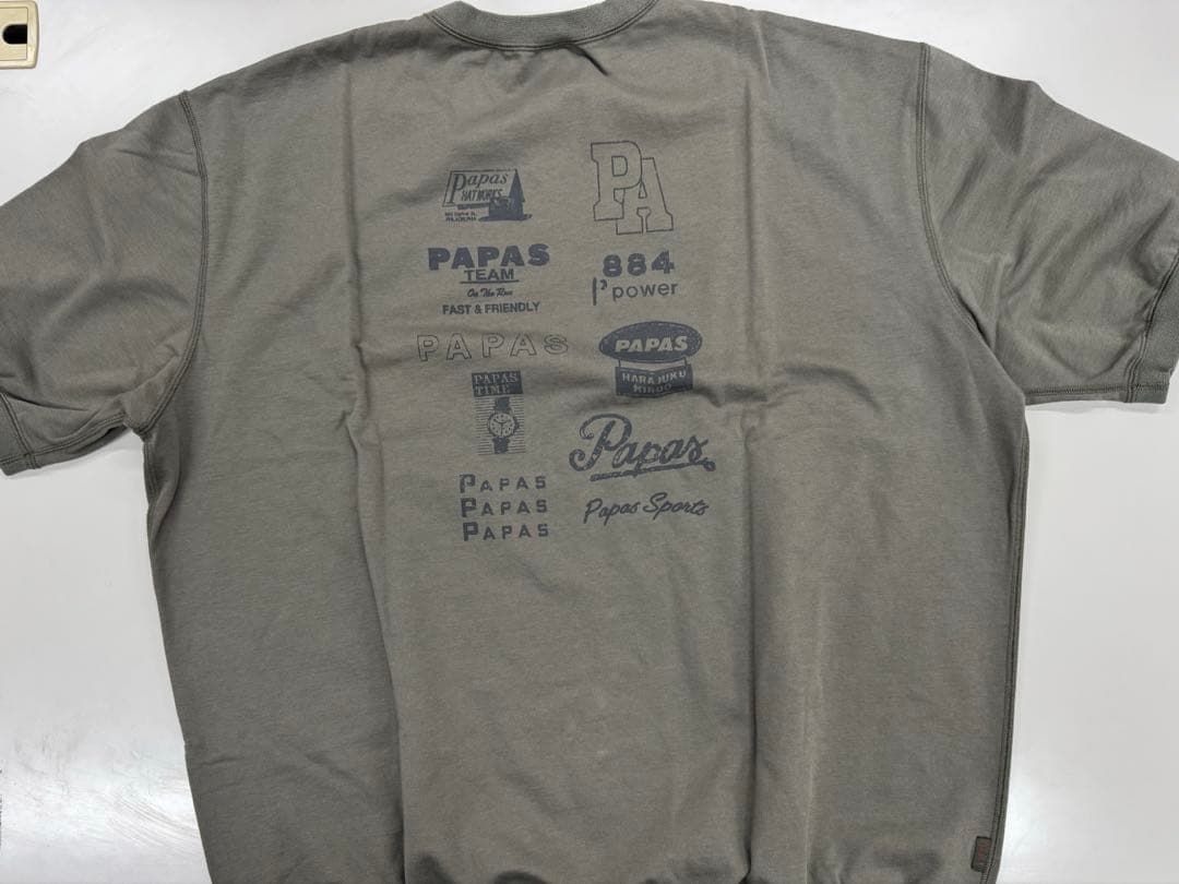 H*o様 【新品タグ付き】 Papas パパス 半袖スウェット LL 日本製 メ