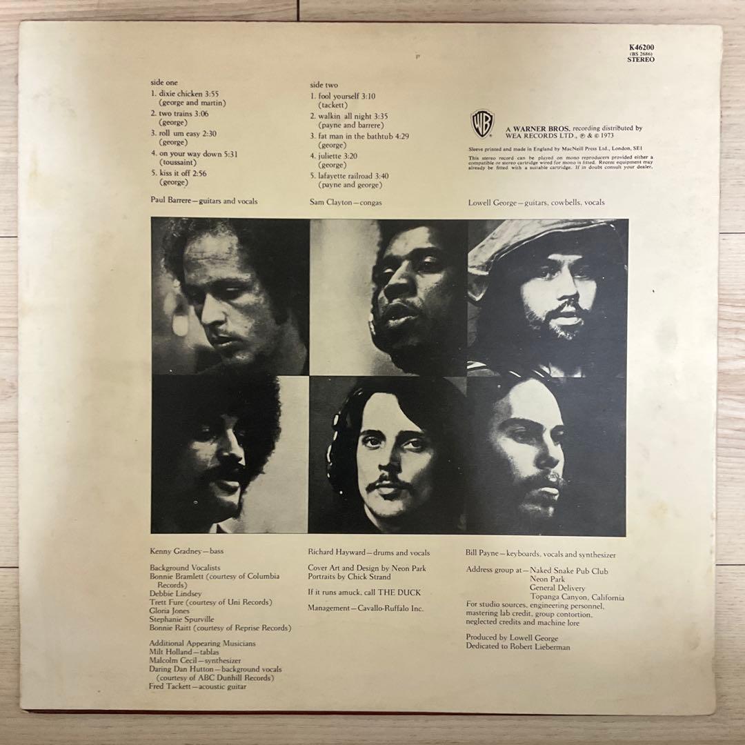 Little Feat Dixie Chicken 英盤レコード　リトルフィート