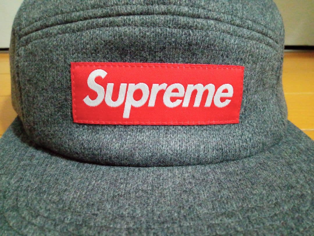 Supreme Fitted Wool Knit Camp Cap キャップ