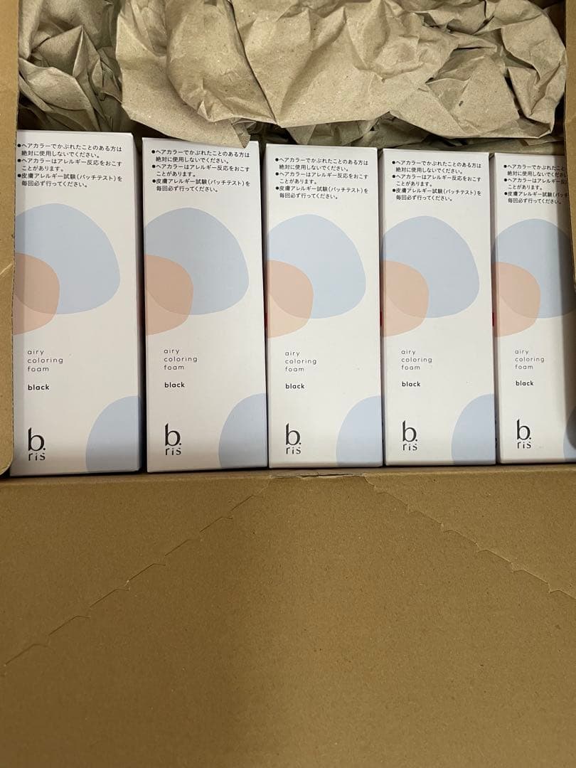 b ris エアリーカラーリングフォーム black 80g