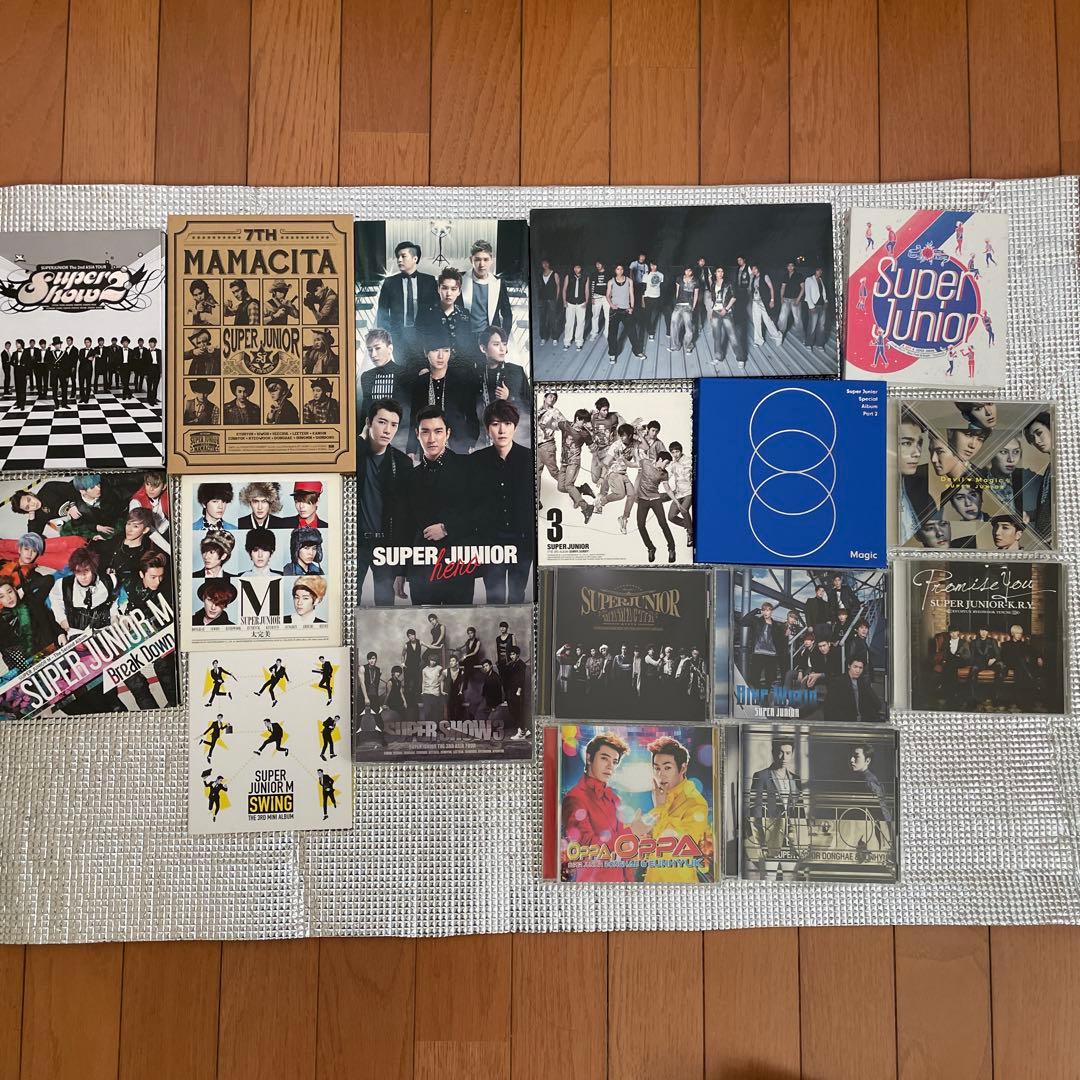 SUPER JUNIOR CD・会報誌・ペンライト・グッズなど❤︎ まとめ売り