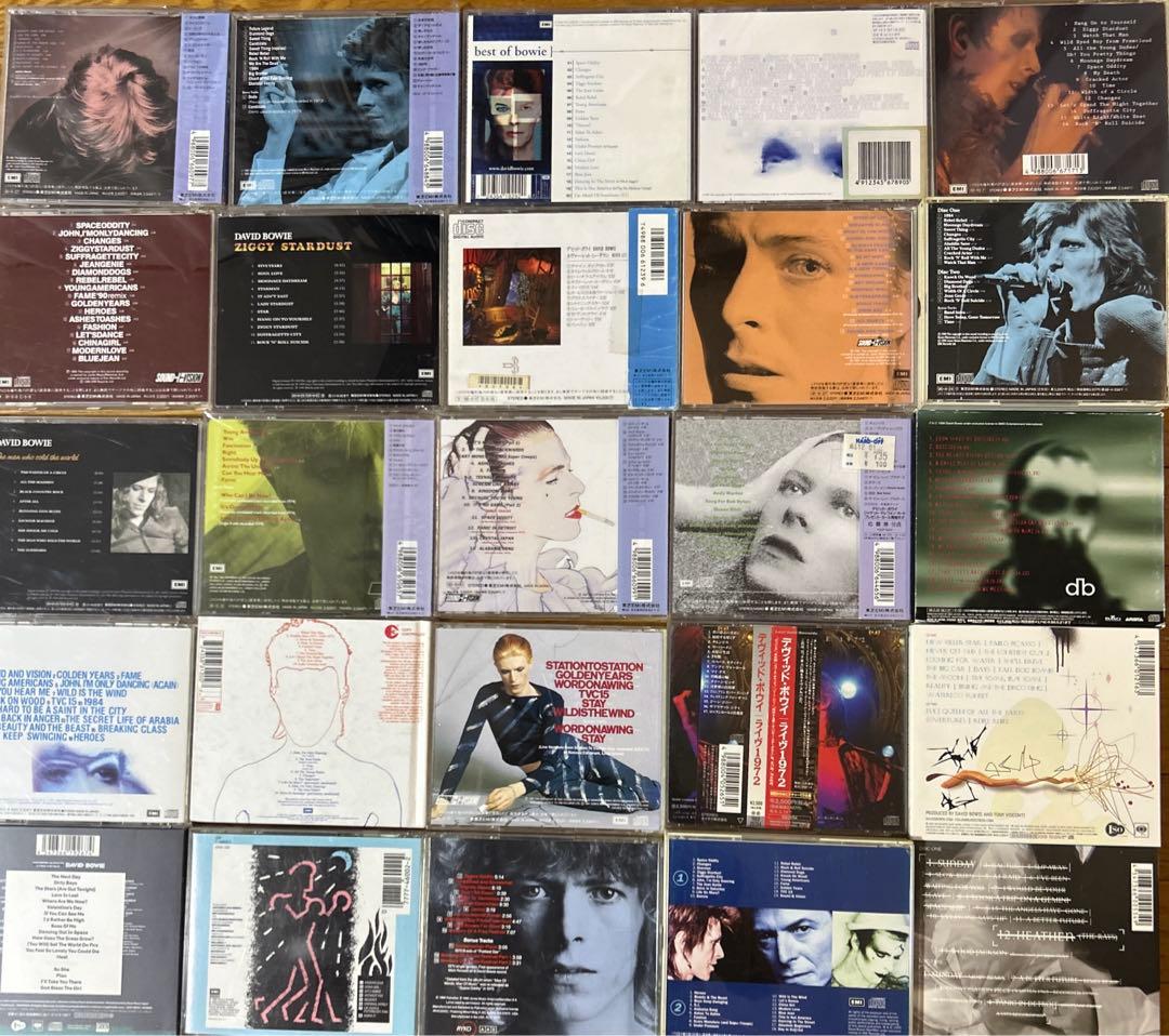 デヴィッド・ボウイ　CD25枚、DVD2枚、本2冊