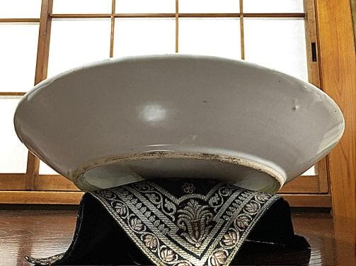 【 鳳凰図色絵大皿 37ｃｍ 】　江戸末～明治時代　有田焼山徳窯