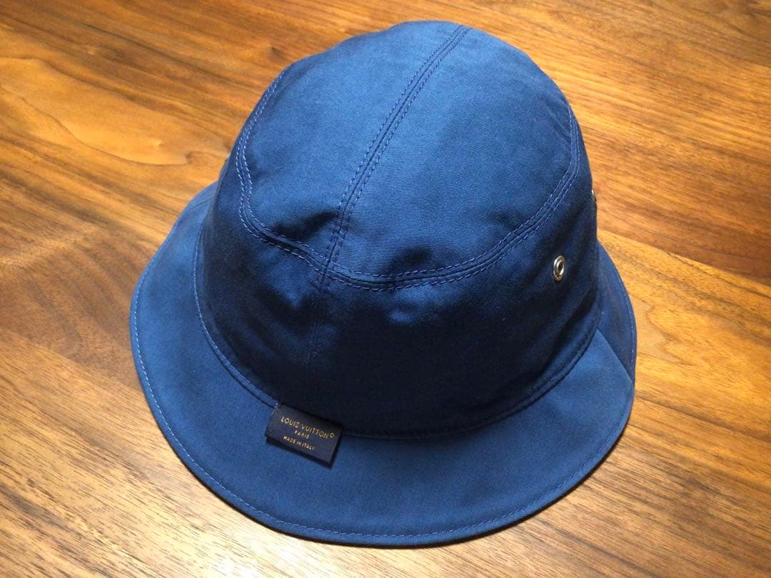 帽子 LOUIS VUITTON REVERSIBLE DENIM BUKET HAT
