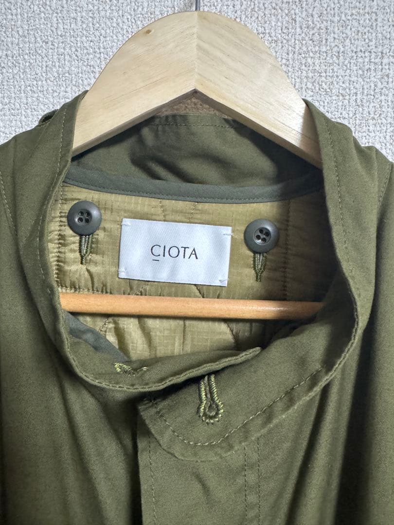 ゆ*う様 ciota スビンコットンナイロンオックスM65フィッシュテールパーカ