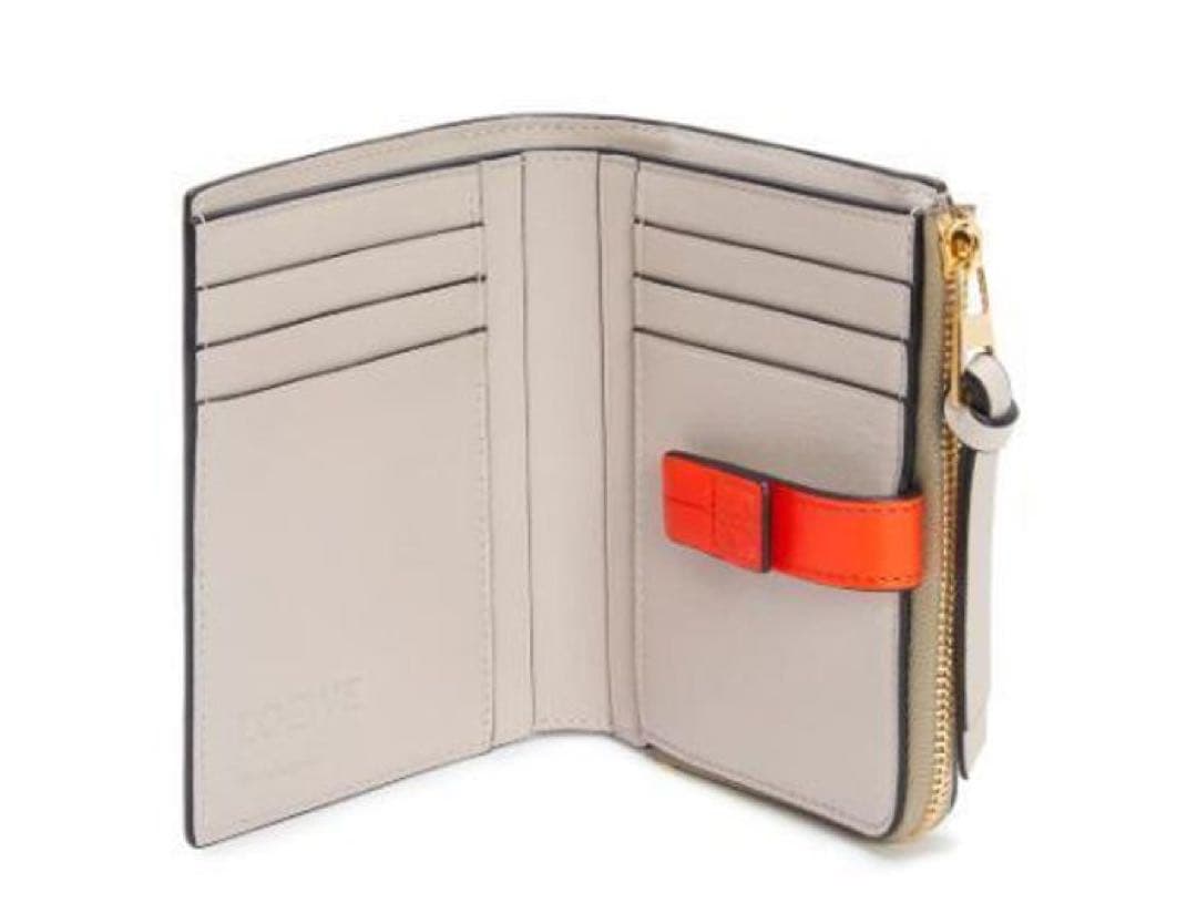 LOEWE 二つ折り財布 ビビッドオレンジ