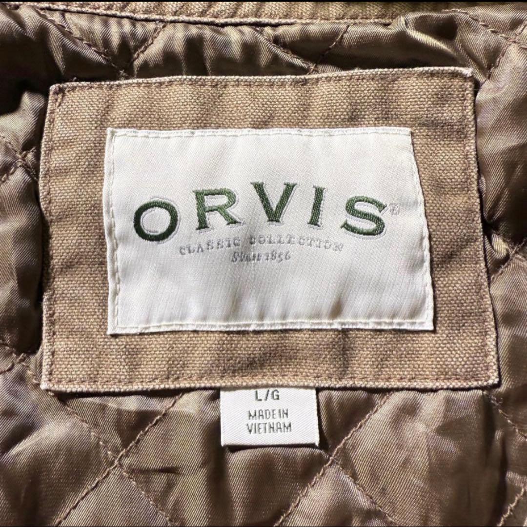 ORVISハンティングジャケット古着ダック生地ブラウンコーズ美品CBOY当時物