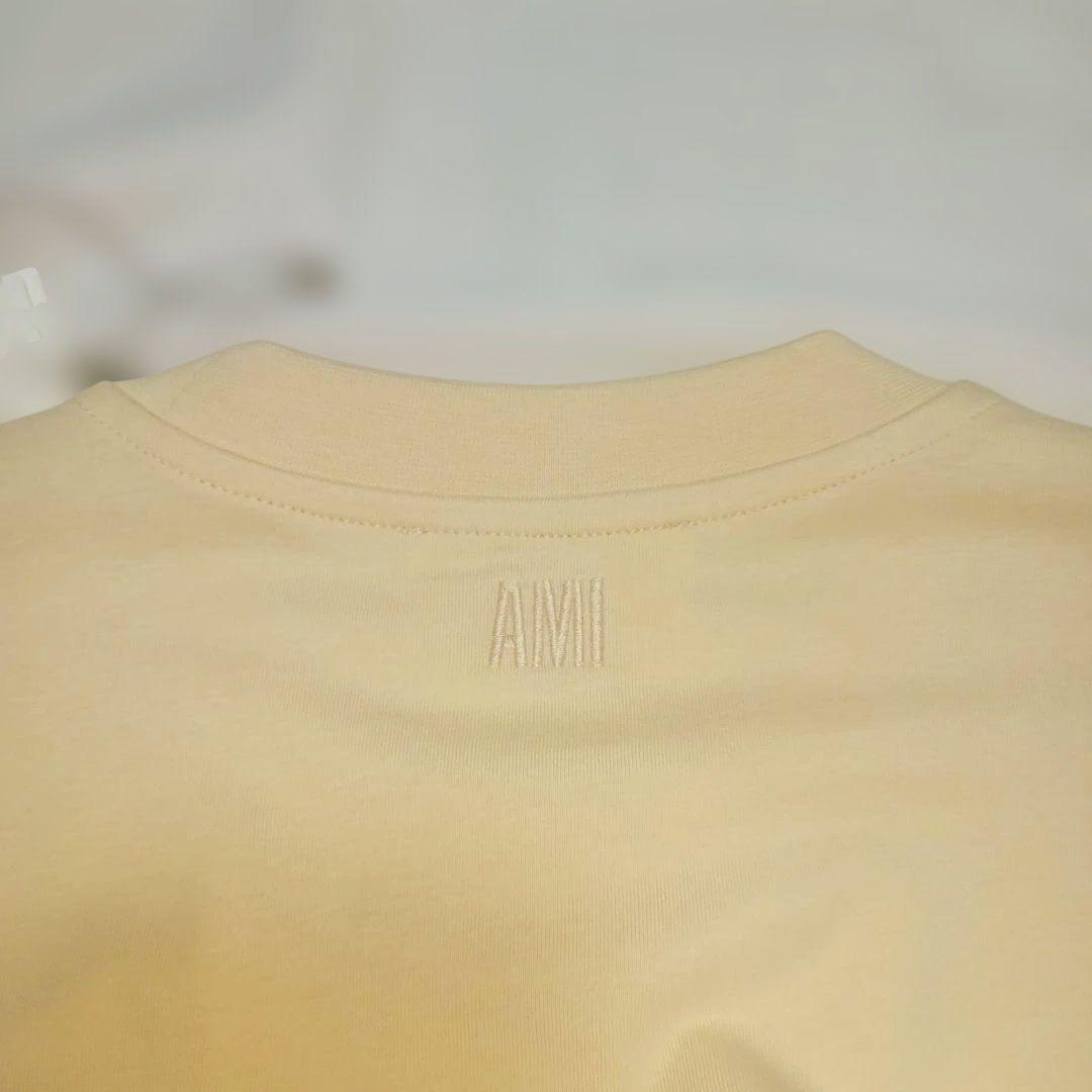amiparis　アミパリス　 ベージュ Tシャツ ハート刺繍 新品タグ付き