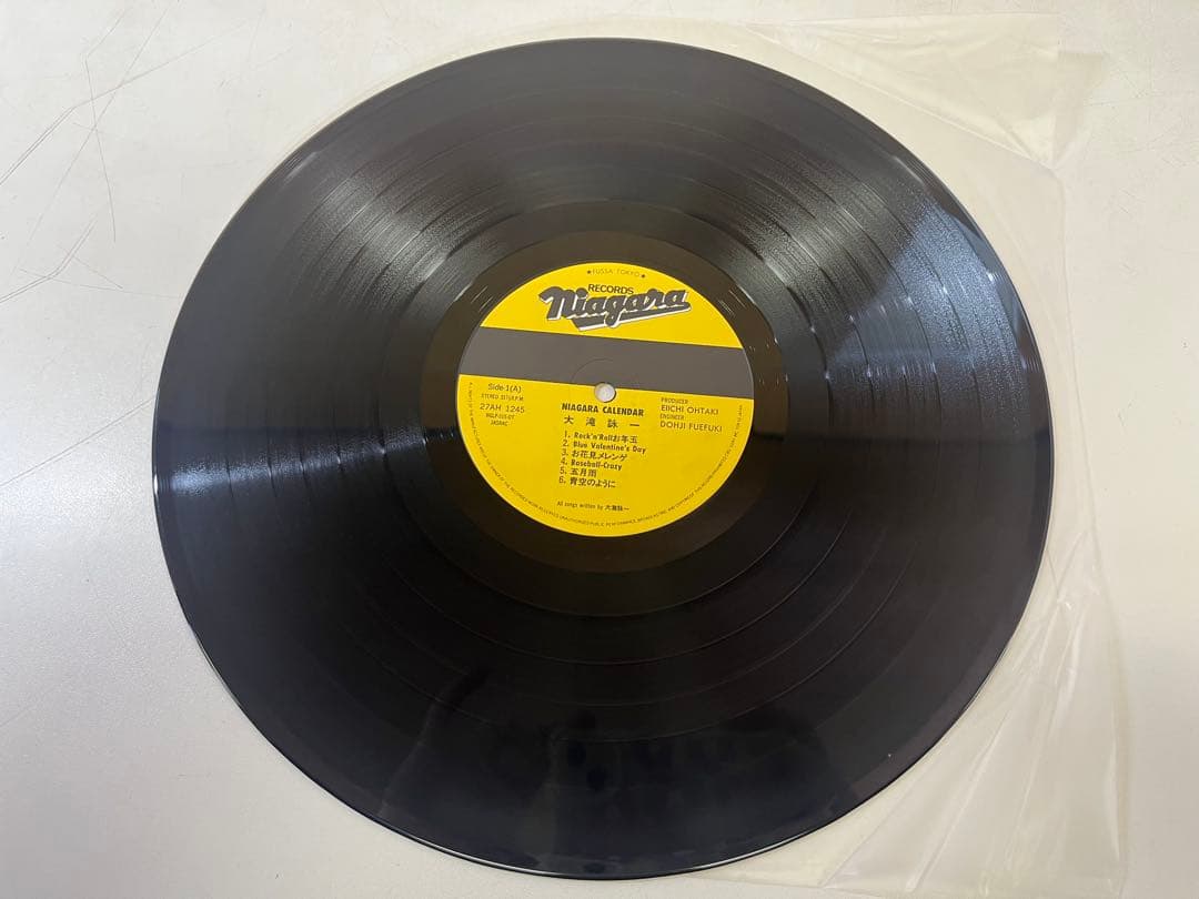 G768希少廃盤LP 大滝詠一NIAGARA CALENDAR 1981年 帯付